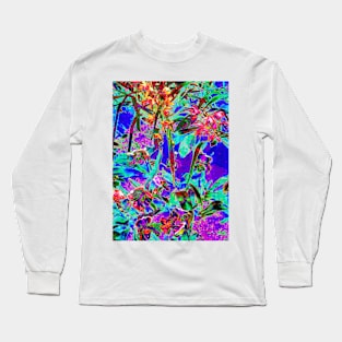 Crazy Bright Rainbow Garden Long Sleeve T-Shirt